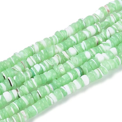Natural Trochid Shell/Trochus Shell Beads Strands SSHEL-N040-21C-1