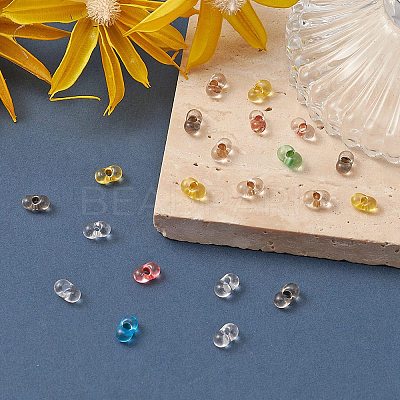 Czech Lampwork Beads/Gold Inlay Color LAMP-YW0001-09-1