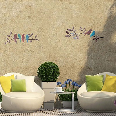 Iron Laser Cut Metal Wall Art Decor HJEW-WH0042-39-1