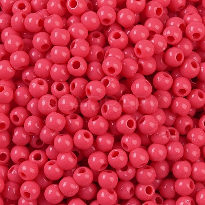 Opaque Acrylic Beads SACR-A007-01A-14-1