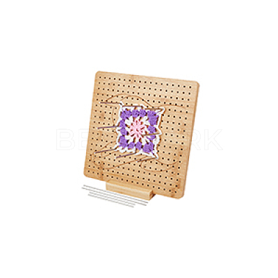 Square Wood Crochet Blocking Board DIY-BC0013-59D-1