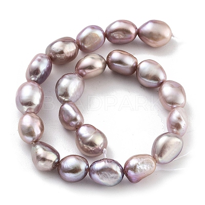 Natural Cultured Freshwater Pearl Beads Strands PEAR-P062-26H-1