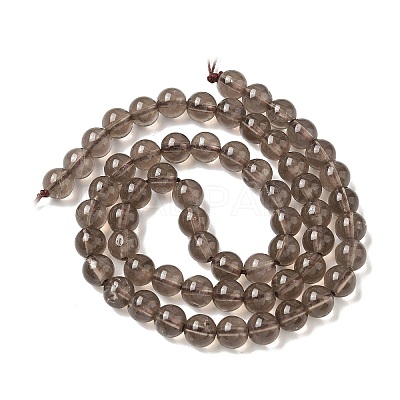 Natural Smoky Quartz Bead Strands X-G-D840-62-6mm-1
