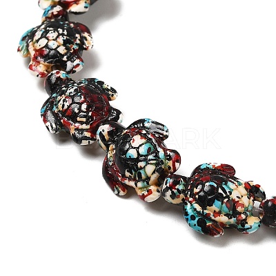 Synthetic Turquoise Dyed Beads Strands LS-G-P507-05F-1