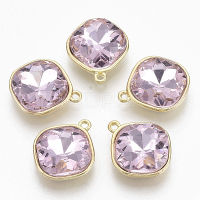 Golden Plated Alloy Pendants PALLOY-N154-03D-1