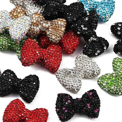 Polymer Clay Rhinestone Beads RGLA-D050-03-1