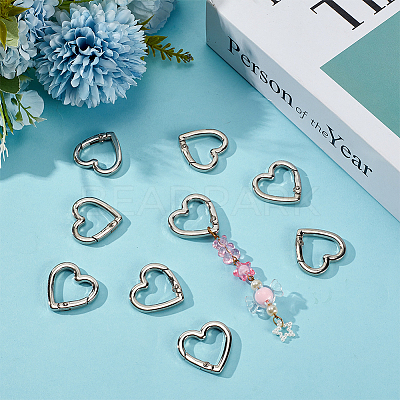 20Pcs Alloy Spring Gate Rings FIND-ME0002-82P-1