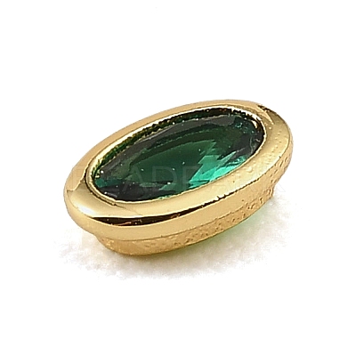 Brass Pave Cubic Zirconia Cabochons CU-CBA30E8-04G-07-1