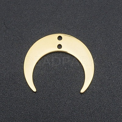 201 Stainless Steel 2-Loop Link Pendants STAS-N090-LA039-2-1