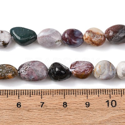 Natural Ocean Jasper Beads Strands G-E483-39B-1