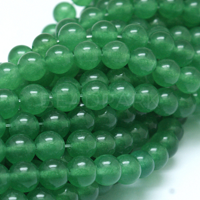 Natural Malaysia Jade Bead Strands G-F342-04-4mm-1