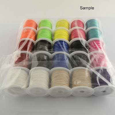 Korean Waxed Polyester Cords YC-R004-1.0mm-12-1