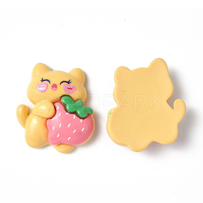 Opaque Resin Cabochons CRES-P023-06E-1