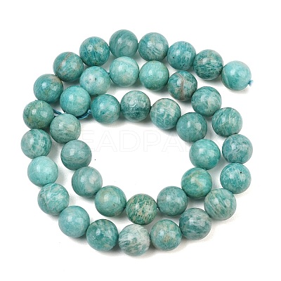 Natural Amazonite Beads Strands G-F461-12-10mm-01-1