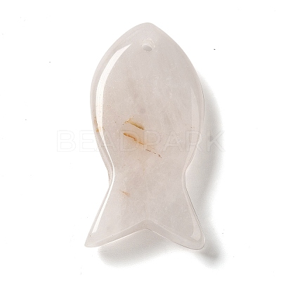 Natural Rose Quartz Pendants G-G932-B17-1