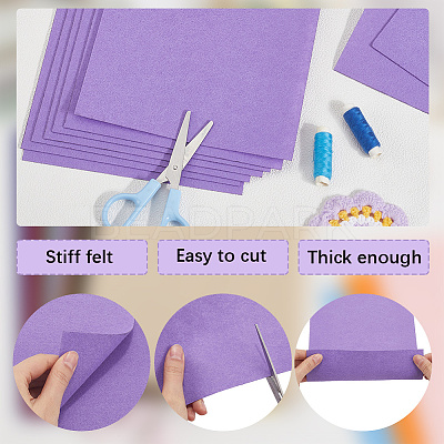 15Pcs Felt Non Woven Fabric DIY-SP0003-93I-1