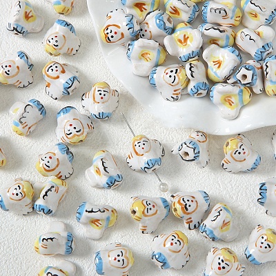 Handmade Porcelain Beads PW-WGB7F21-05-1