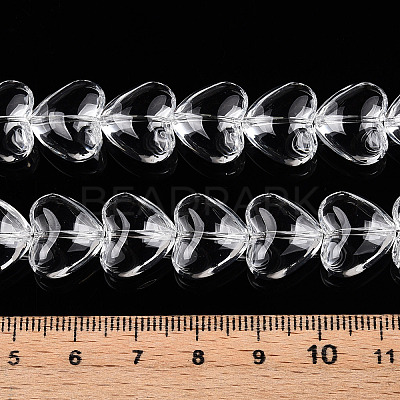 Transparency Glass Beads Strands GLAA-T023-13B-1