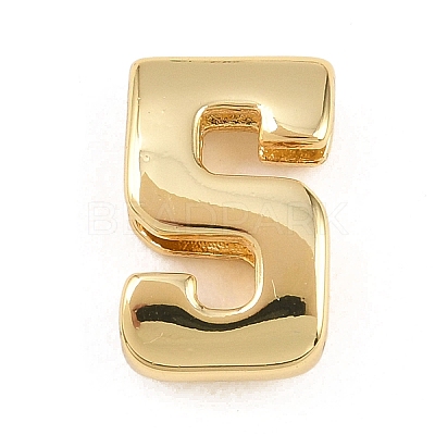 Number 5 Brass Beads KK-B167-B167-26G-05-1