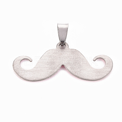 201 Stainless Steel Enamel Pendants STAS-S110-075A-1