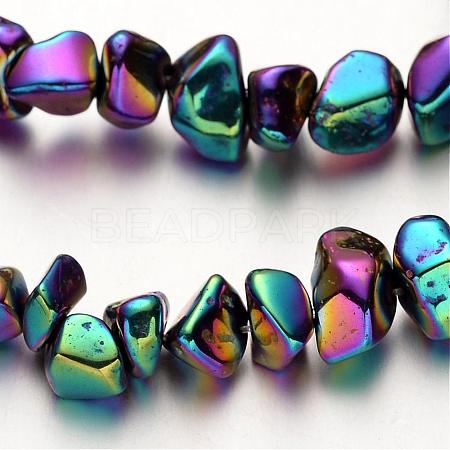 Electroplate Non-magnetic Synthetic Hematite Beads Strands G-F300-06-02-1