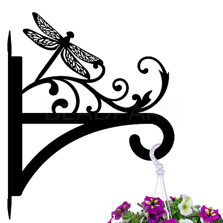Iron Hanging Plant Hanger Bracket HJEW-WH0095-013-1
