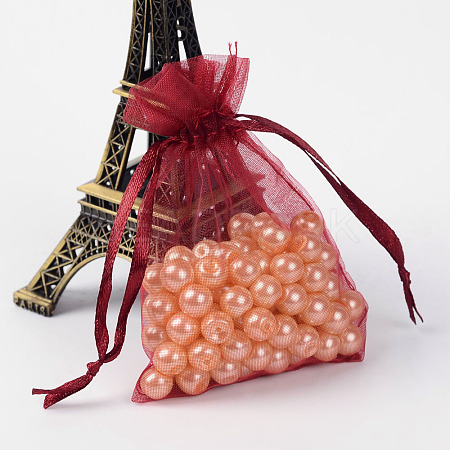 Organza Gift Bags with Drawstring OP-R016-7x9cm-03-1