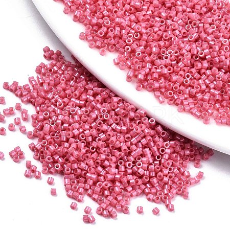 11/0 Grade A Baking Paint Glass Seed Beads SEED-S030-1034-1