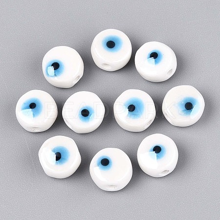 Handmade Porcelain Ceramic Beads PORC-T006-04N-01-1
