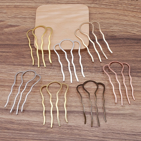 Brass Hair Combs Findings OHAR-PW0001-387-AB-1
