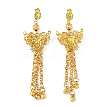 Bohemia Zinc Alloy Clip-on Earrings EJEW-C089-01I-G-1