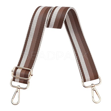 Adjustable Folk Custom Stripe Pattern Bag Strap FIND-WH0077-94-1