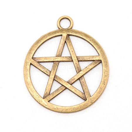 Zinc Alloy Pendants PALLOY-WH0088-60C-AB-1