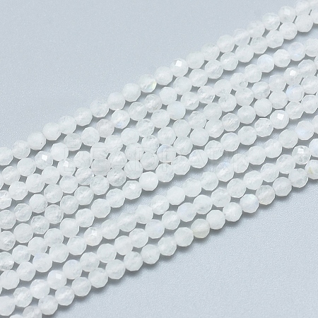 Natural Rainbow Moonstone Beads Strands G-D0003-E90-4MM-1