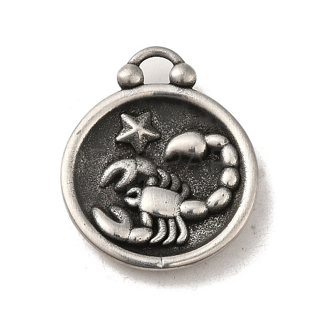 304 Stainless Steel Pendants STAS-L022-306AS-08-1