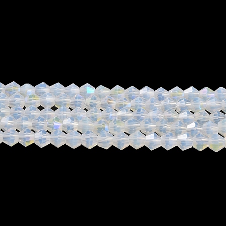 Imitation Jade Electroplate Glass Beads Strands LS-GLAA-F029-J4mm-D05-1