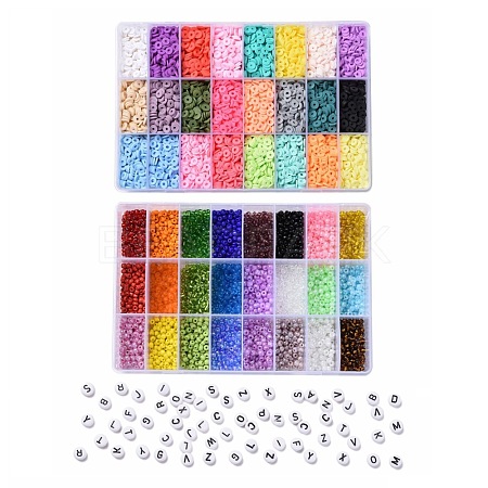 DIY Beads Jewelry Kits DIY-JQ0001-09-6mm-1