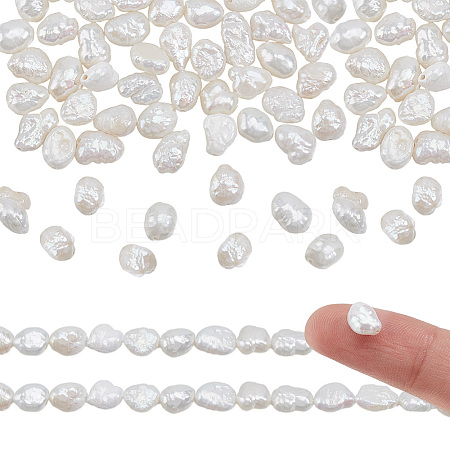 1 Strand Natural Cultured Freshwater Pearl Beads Strands PEAR-GO0001-22-1