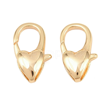 Brass Lobster Claw Clasps KK-H287-08D-G-1