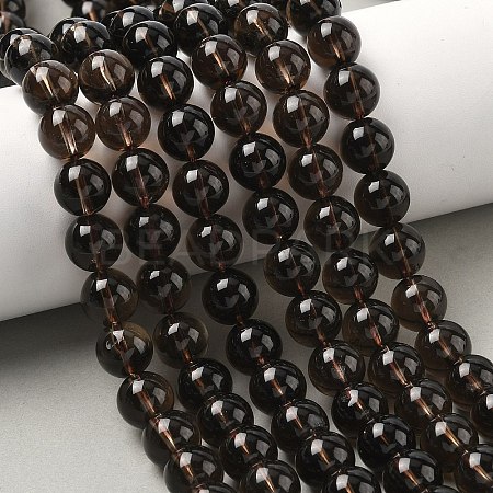 Natural Smoky Quartz Beads Strands G-C265-A01-10mm-02-1