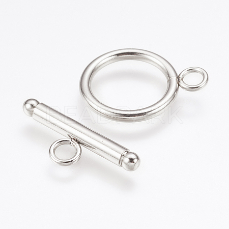 304 Stainless Steel Toggle Clasps STAS-F114-04P-A-1