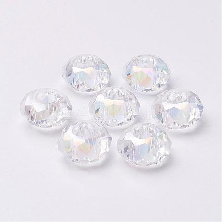 Glass European Beads GDA010-01-1