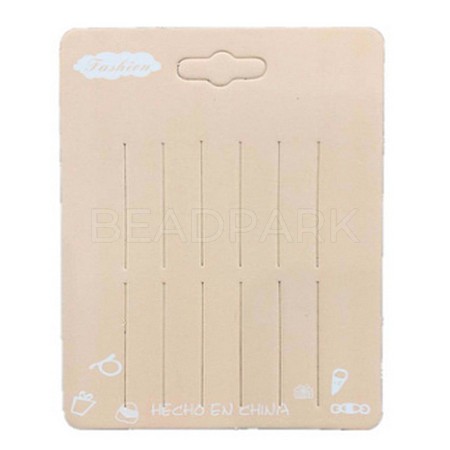 Paper Hair Ties Display Cards LS-DIY-WH0209-41B-1