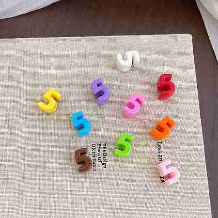 Opaque Acrylic Beads OACR-N163-43F-1