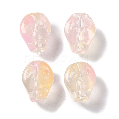 Baking Paint Glass Beads GLAA-S202-17E-1