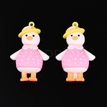 PVC Cartoon Duck Doll Pendants X-KY-C008-05-1