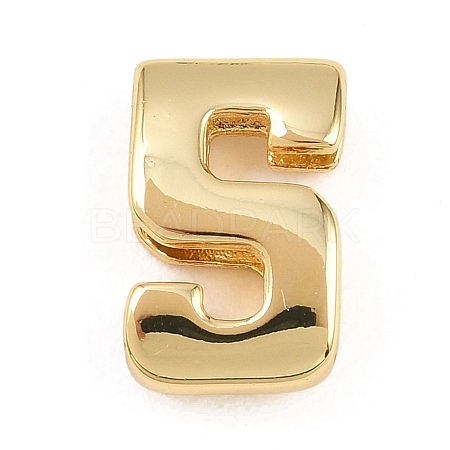 Number 5 Brass Beads KK-B167-B167-26G-05-1