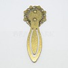 Tibetan Style Bookmark Cabochon Settings TIBE-S154-AB-NR-2