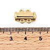 Brass Slide Lock Clasps DIY-F910-01A-G-3