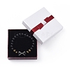 Natural Black Agate(Dyed) Beads Stretch Bracelets BJEW-JB04801-01-5